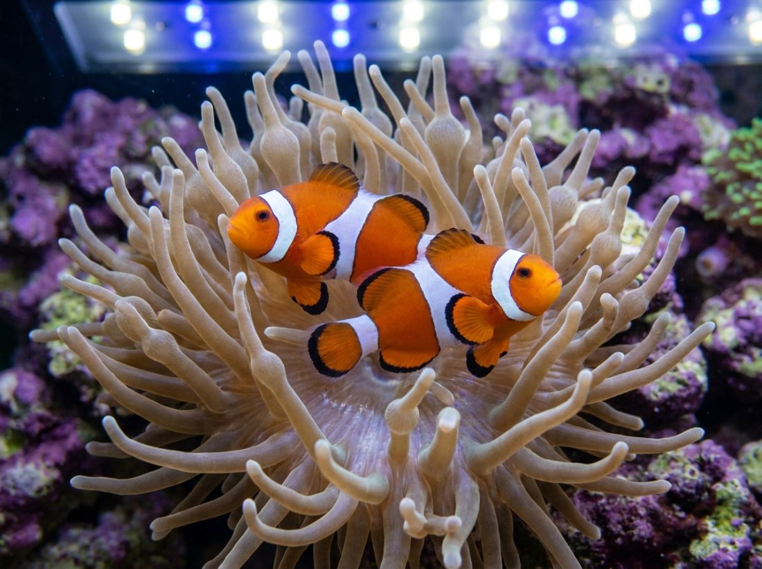Ocellaris Clownfish bonded pair, tank bred