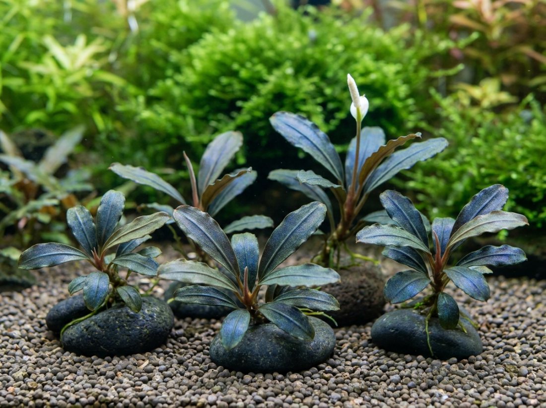 Bucephalandra collector pack, 5 locales, submerged